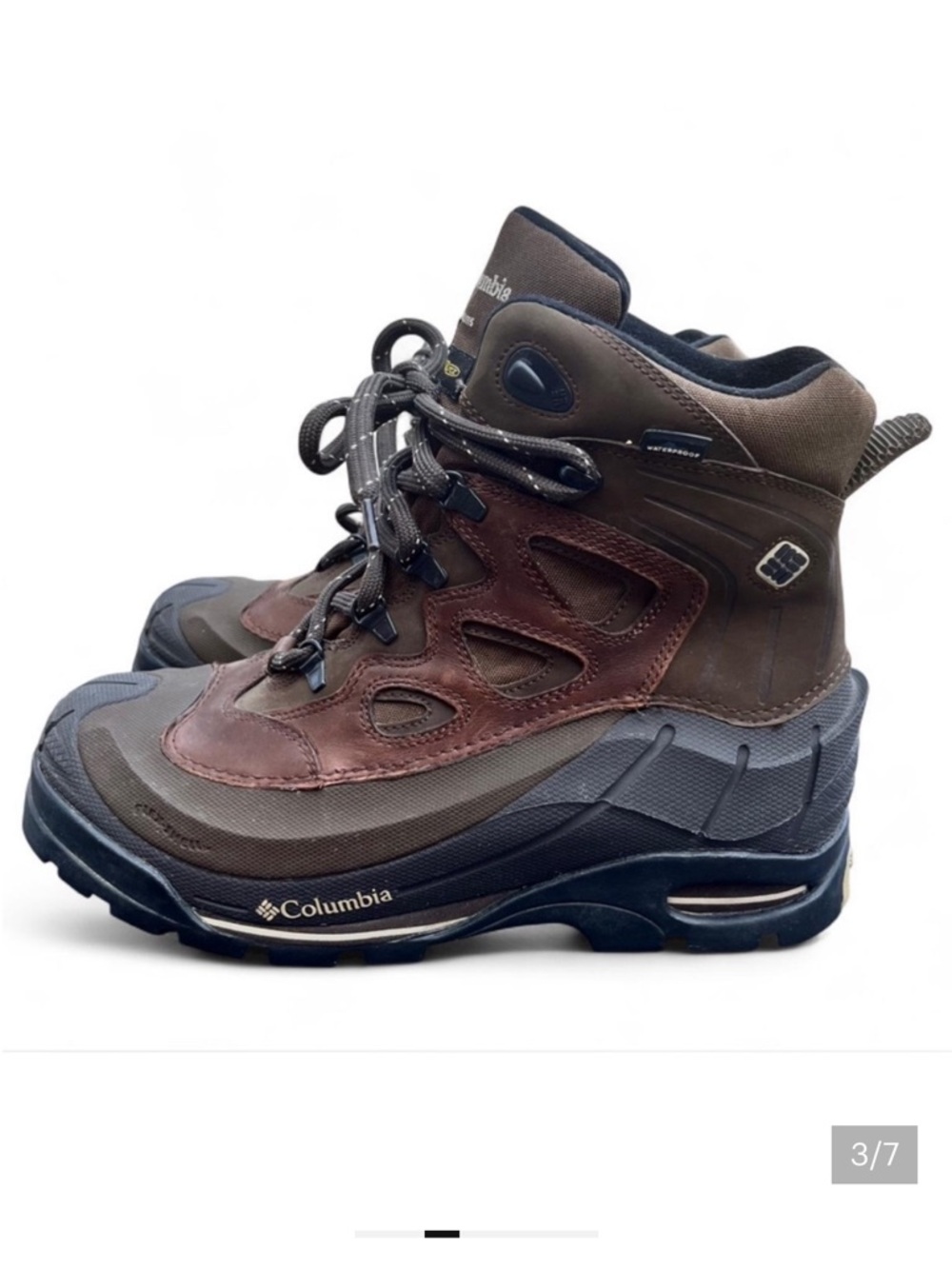 Columbia Bugaboot III winter boots in brown leather Men’s Size 13